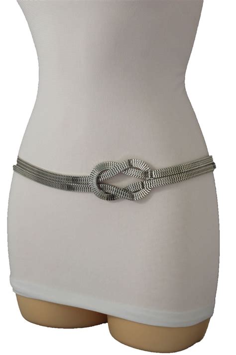 silver waist chain belt|waist belt chain style.